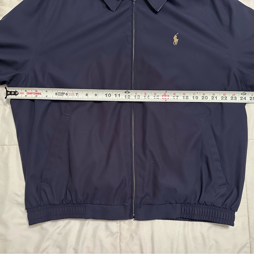 Polo by Ralph Lauren Blue Windbreaker Jacket - Picture 4 of 8